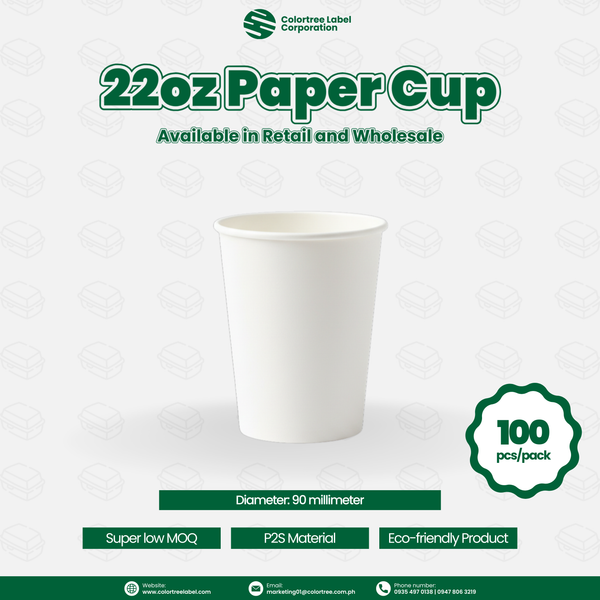 22 oz Paper Cup (90mm diameter)