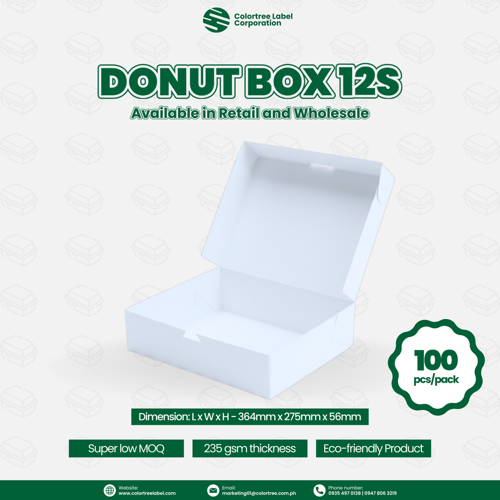 12's Donut Box 235 gsm