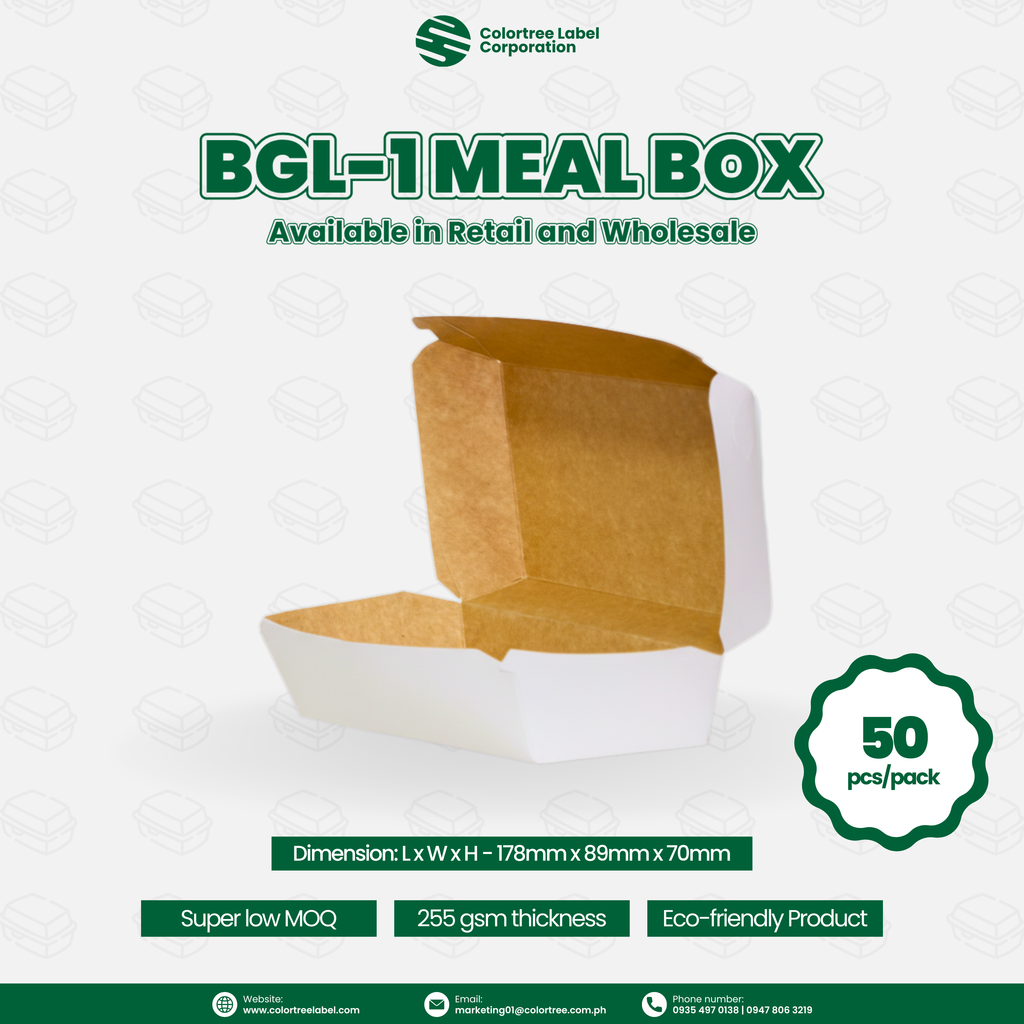 BGL-1 Clamshell Meal Box
