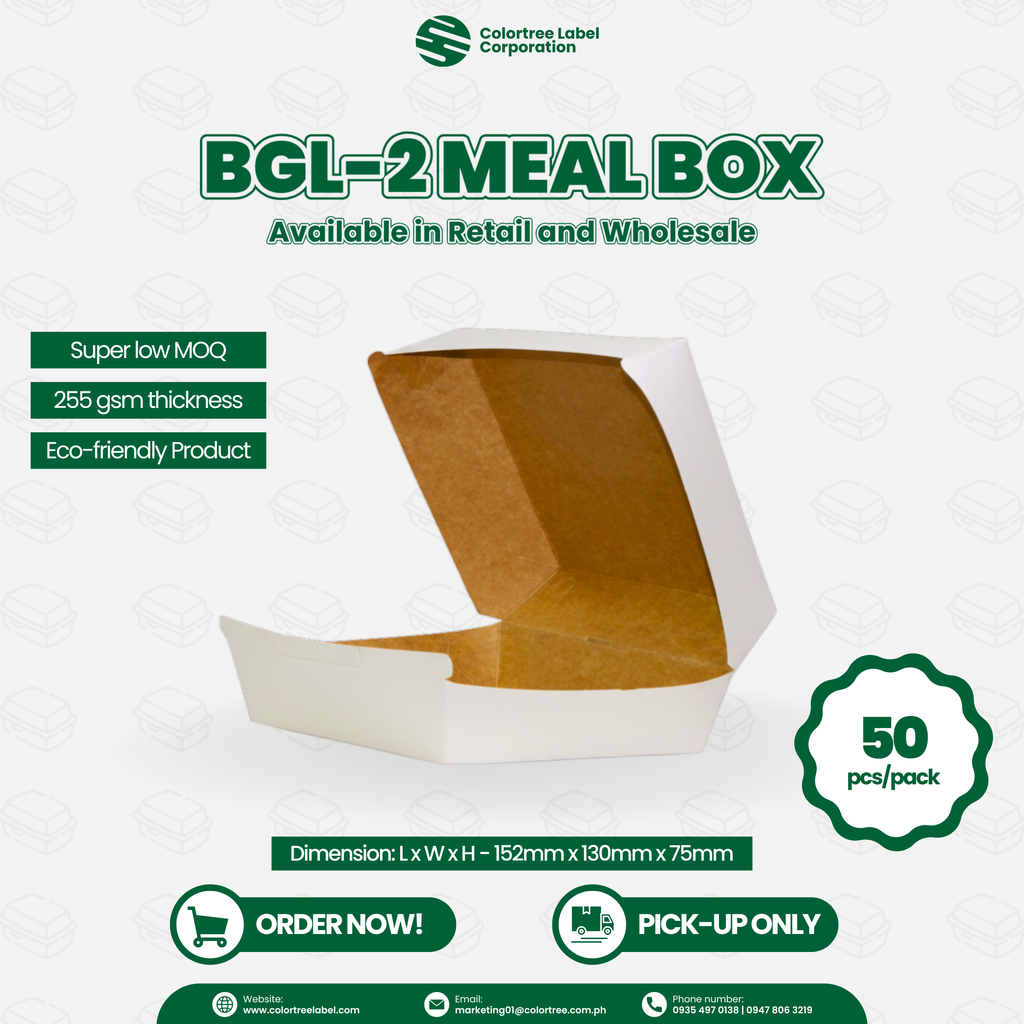 BGL-2 Clamshell Meal Box